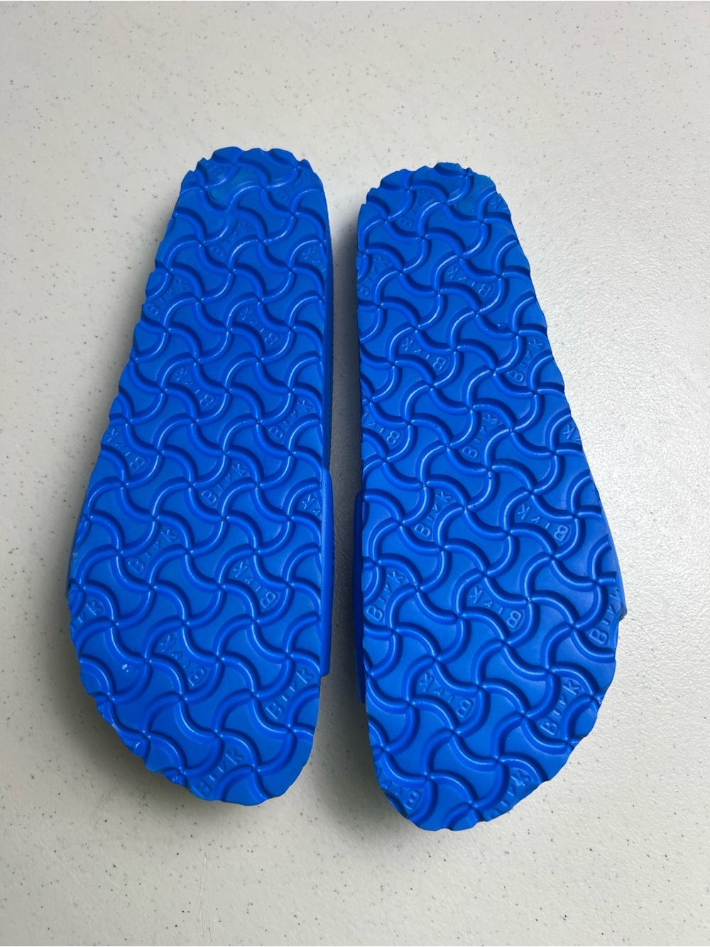 Birkenstock Madrid EVA Sandals Women's 39 EU 8 US Blue Slip On Slide Rubber - Picture 2 of 8